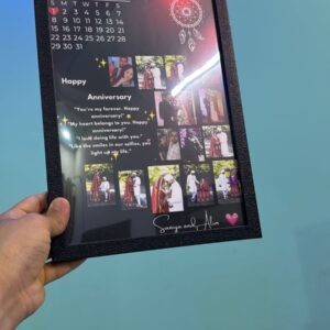 May Calendar Personalized Gift Frame