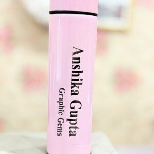 Personalized Pink Thermos Flask (Customized Name Bottle)